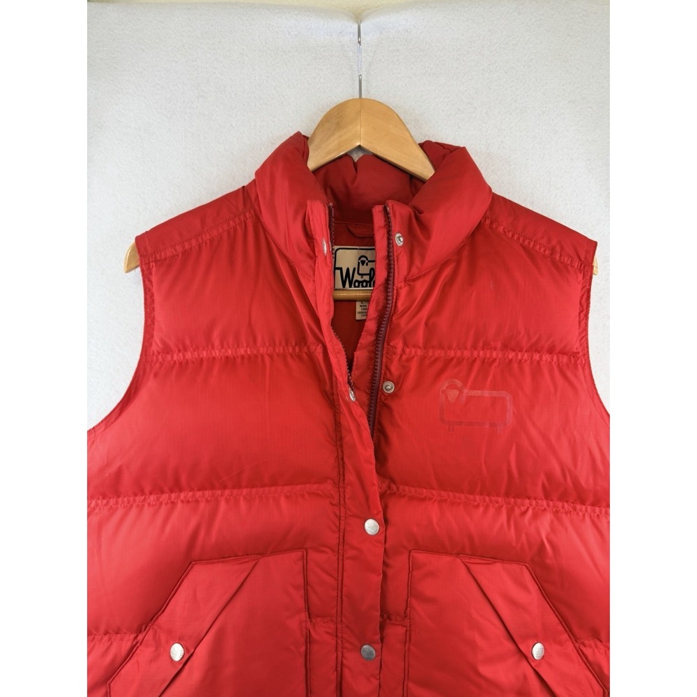 VTG Woolrich Women's‎ 550 Down Filled Puffer Vest, Red, XL, Excellent Condition!
